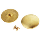 10pcs Brass Screw Studs Button for DIY Hand Craft Clothes Purse Bag Decor
