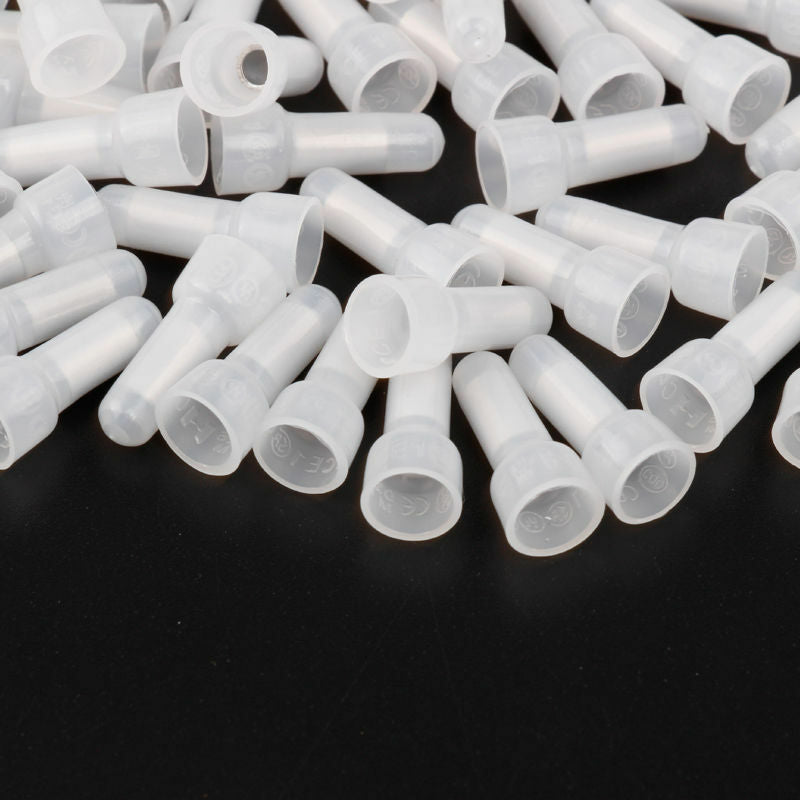100pcs 22-16 GA AWG Closed End Crimp Caps Splice Gauge Wire Connectors Terminals