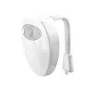 Rechargeable 16-Color Motion Sensor LED Toilet Light with Waterproof Design