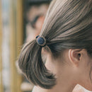 4pcs Retro Cloth Button Hair Holders Rubberband Elastics Girl Hair Accessorie ME