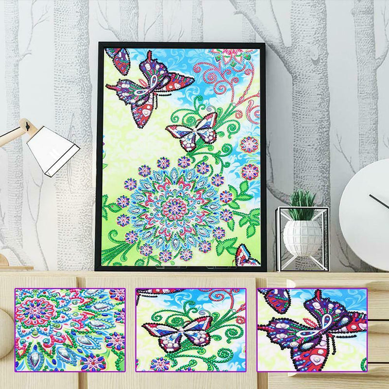 5D DIY Special Shaped Diamond Painting Butterfly Cross Stitch Mosaic Kits