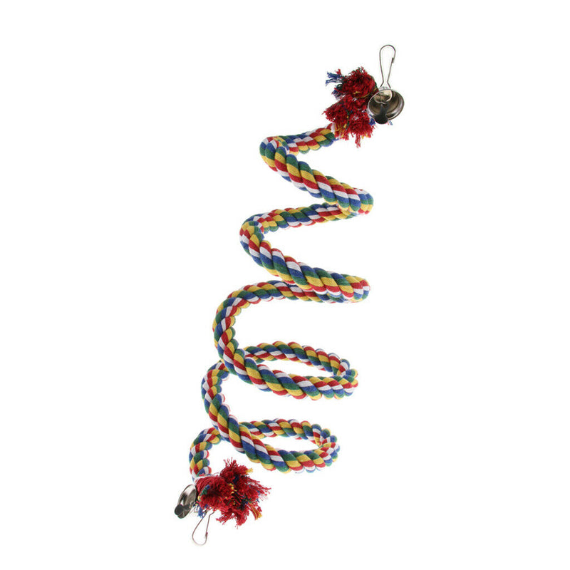 Pet Parrots Training Accessories Standing Playing Climbing Cotton Rope 59 Inch