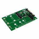Brand New Replacement NGFF M.2 B+M KEY or mSATA SSD to SATA III 3 Adapter C