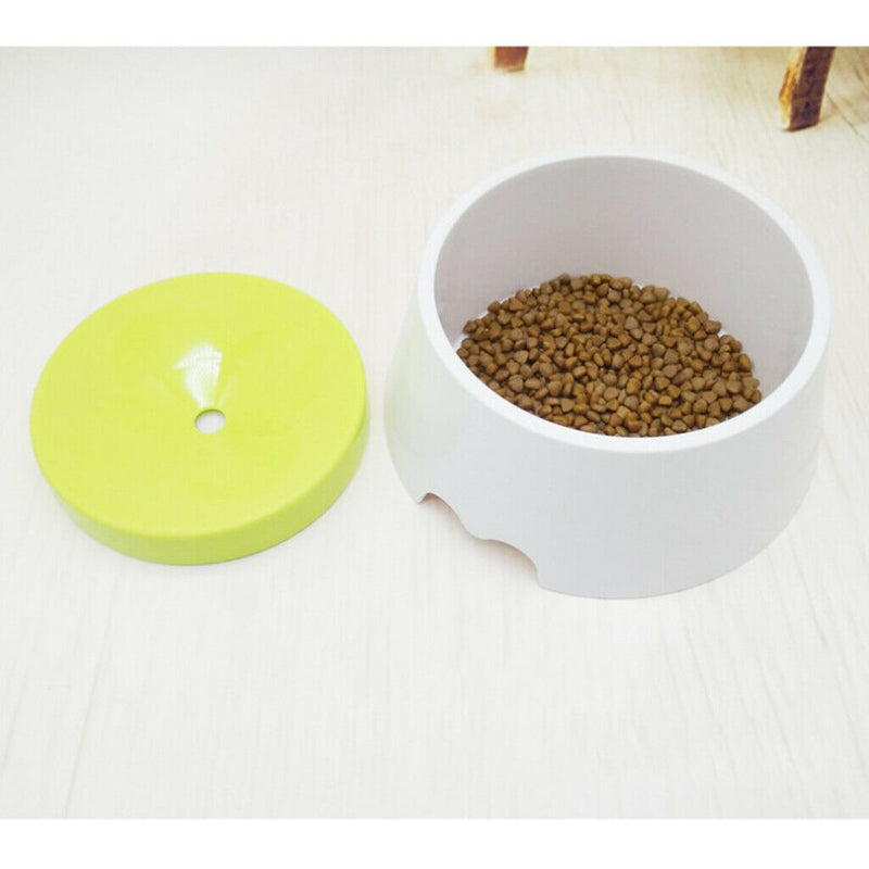 Automatic Dog Pet Water Drinking Bowl No Wet Mouth Beard Splash Water Green