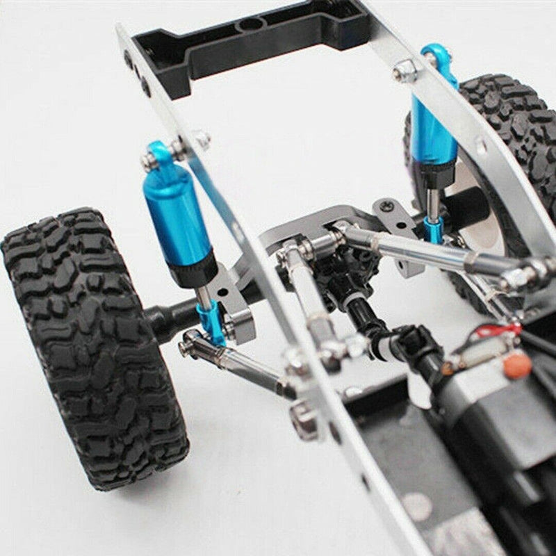 Metal Upgrade Pull Rod+Base Set For WPL B1 B24 B16 C14 C24 RC Truck Car DIY Kit