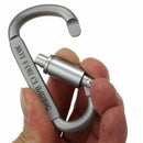 8 PCS Aluminum D-Ring Locking durable Strong and Light Large Carabiner Clip A2F4