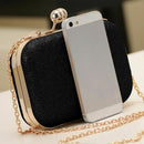 Women's bling evening party handbag Wedding ball clutch bag with chain Mini