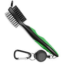 Golf Brush Retractable Zipper Aluminum Carabiner, Lightweight and Ergonomic