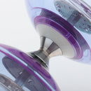 Juggling Toys Triple Bearing Lights Diabolo with Handsticks & String Purple