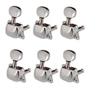 6pcs 6R Semiclosed Guitar Tuning Pegs Tuners for Acoustic Electric Guitar
