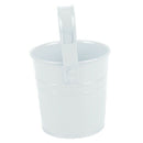Flower Pot, Hanging Flower Pots, Garden Pot Balcony Planters Metal Bucket F J4U5