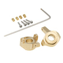 2pcs Brass Front Steering Knuckle Fits Axial SCX24 AXI90081 1:24 Scale