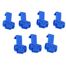 50Pcs Lock Wire Electrical Cable Connector Quick Splice Terminals Connect- OZ