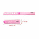 30cm Flexible Folding Ruler Multifunction Plastic Drawing Rulers School Office