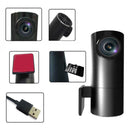170 Degree USB Car Dash DVR 720P Night Vision No Screen Driving Recorder A
