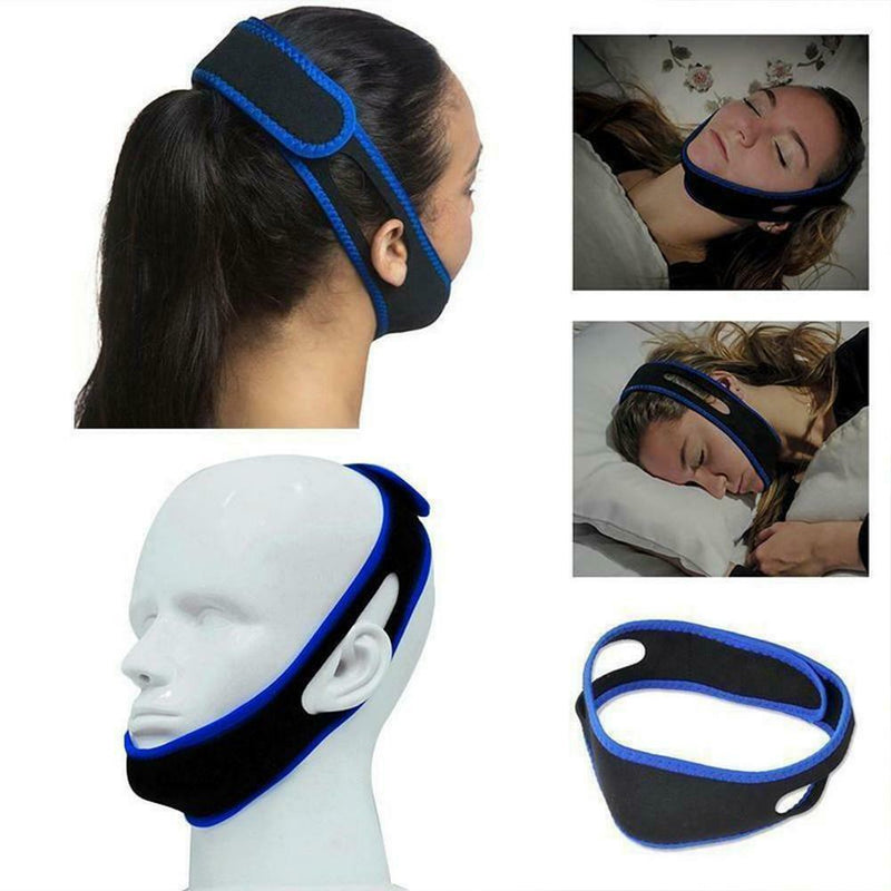 Sleep Apnea Solution Strap CPAP Anti Snore Sleep Thin Face Band Stop Snorin