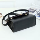 Women Top-Handbags Messenger Bags PU Leather Small Crossbody Bags(Black)