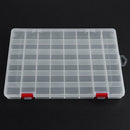 48-Compartment Transparent PP Plastic Fishing Lure Storage Box Container