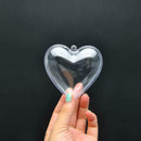 10PCS Transparent Plastic Heart-Shaped Craft Ball Acrylic Transparent  POO