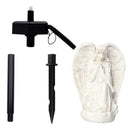 LED Garden Angel Statue Light Waterproof Solar Lamp Yard Decor Lawn Outdoor Q1U3