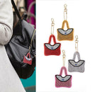 4pcs DIY Full Drill Special Shaped Diamond Painting Keychain Women Pendant