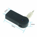 2Pcs Wireless Bluetooth Receiver 3.5mm AUX Audio Stereo Music Home Car Adapter