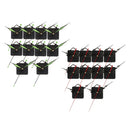 20Pcs Quartz DIY Wall Clock Movement Mechanism Battery Repair Parts Replacement