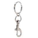 10X 25mm Lobster Clasp Ripple Keychain Split Ring Short Chain Key Ring DIY F Nw