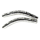 60pcs Ethnic Tribe Curved Tube Loose Beads Jewelry Findings Supplies Making