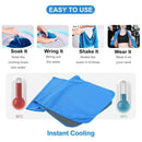 4 Pack Cooling Towel Soft Breathable Ice Towel Absorbent Fast Drying Towels