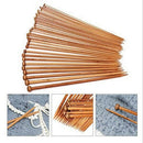 36PCS Professional Sweater Bamboo Wooden DIY Knitting Needles For Beginners