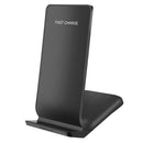 Qi Vertical Wireless Charger Pad N700 Dual Coils Fast Charging Base Black