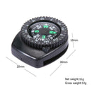 2pcs Belt Buckle Compasses for Outdoor Hiking Camping Emergency Survival