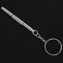 3in1 Mini Alloy Screwdriver Key Ring Watch Glasses Repair Tool