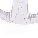 Reusable Eyebrow Stencil Makeup Microblading Measure Plastic Tattoo Ruler â„–[