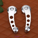 2pcs Universal Aluminum Alloy Car Billet Window Handle Winder Crank Truck Pickup