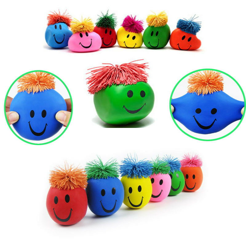 Moody Face Carton Phone Straps Slow Rising Soft Stress Reliever To