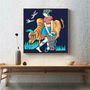 5D DIY Full Drill Diamond Painting Girl Embroidery Mosaic Kit Home Decor