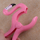 Plastic Animal Sun Lounger Beach Towel Wind Clips Sunbed Pegs Quilt Towel Clip