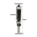 1/4 Inch End Bearing Dual Flutes Flush Trim Router Cutter Bit + 15mm HSS High