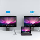 Docking Station with Type C Plug HDMI VGA USB3.0 Audio Power  Hub f