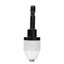 Quick Change Keyless Drill Bit Chuck 0.3-6.5mm Shank Adapter Converter Tool