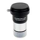 Fully Multi-Coated 3X Barlow Lens for Telescope Eyepieces 1.25" M42 Thread