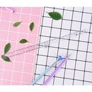 clear plastic acrylic folding straight rulers 30cm drawing kid school suppliesME