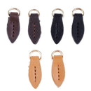 3 Sets Leaf Leather Zipper Sliders Pull Tab Instant Kit Pants Replacements