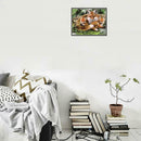 5D DIY Diamond Painting Wolf Mother Love Family Cross Stitch Embroidery Kit