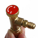 1Pc R410 90 Degree Refrigeration Adapter Connector Gauges Hose Refrigerant