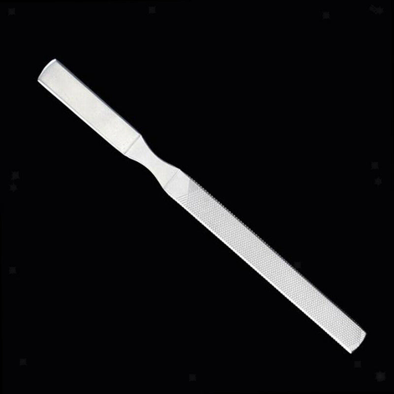 Metal Nail Art File Double Sided Grinding Polisher Finger Cuticle Remover