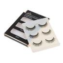 3 Pairs New Handmade Cross False Eyelashes Beauty Makeup Thick Voluminous MSEAU