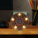 Mandala DIY Special Shape Full Drill Diamond Painting LED Light Night Lamps
